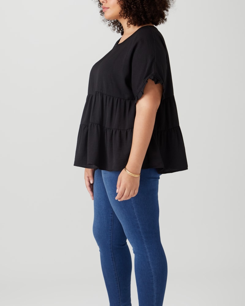 Side of plus size Janice Peplum Top by Meri Skye | Dia&Co | dia_product_style_image_id:136773